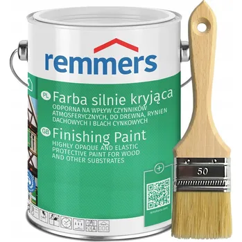 Barva na dřevo Barva barva Remmers na dřevo a kov, polomatná, bílá, 2,5 l