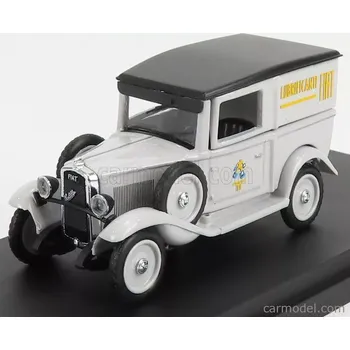 autíčko Rio-models Fiat 508 Balilla Van Fiat Lubrificanti 1935 1:43 Šedá Černá