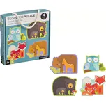 Petit Collage První puzzle lesní zvířátka Poškozený obal