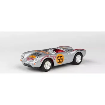autíčko Abrex Cararama 1:43 - Porsche 550A - Racing Silver