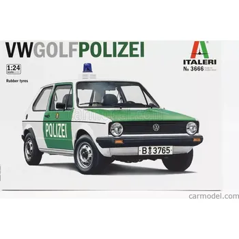 Plastikový model Italeri Volkswagen Golf I Polizei 1976 1:24 /