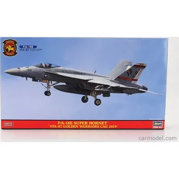 Plastikový model Hasegawa Grumman F/a-18e Super Hornet Vfa-87 Golden Warriors Cag Airplane Military 2019 1:72 /