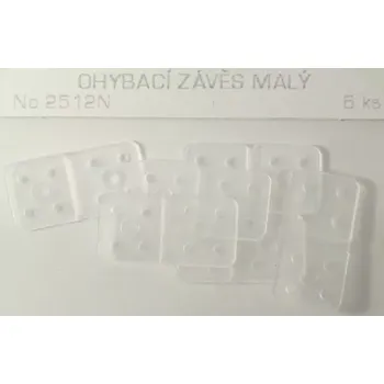 RC model MP Jet 2512 ohýbací závěs 10x20, 6ks