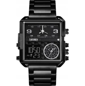 Hodinky Pánské hodinky BENYAR kožený řemínek černý chronograf datumovka