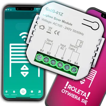 IP kamera WIFI OVLADAČ RELÉ PRO ROLETY TUYA - VNĚJŠÍ, GARÁŽOVÁ VRATA