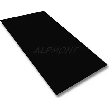 Plech Aluzinek rovinný plech 0,5mm tabule 1250x2000mm lakovaný RAL 9005 černá mat