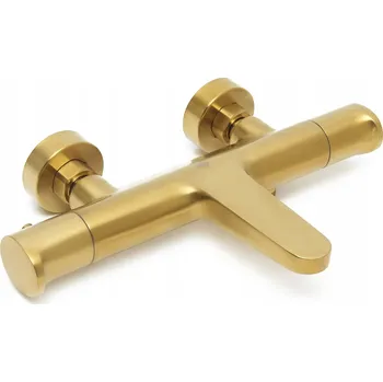 Vodovodní baterie Nástěnná vanová baterie Phasat Dark zlatá