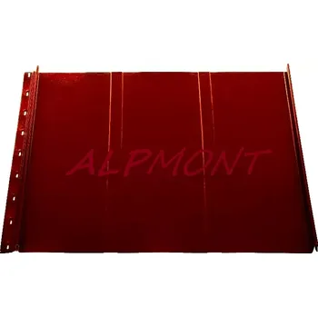 plechová krytina Drážková plechová krytina 0,5mm Evromat Evroklik 625 lakovaný RAL 3009 červená oxid dl.2mb (Kvalitní Česká pozinkovaná plechová krytina Lakovaná)