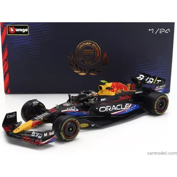 Bburago Red bull F1 Rb19 Team Oracle Red Bull Racing N 11 4th Austin Usa Gp 2023 Sergio Perez - With Pilot And Showcase 1:24 Matt Blue