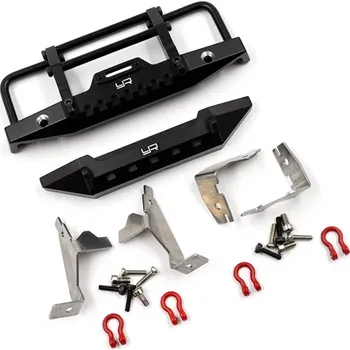 RC náhradní díl Yeah Racing Set kovových nárazníků (přední + zadní) pro Traxxas TRX-4M Defender