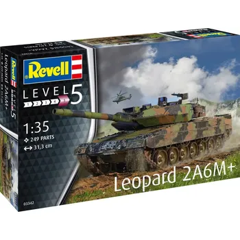 Plastikový model Corfix Plastic ModelKit tank 03342 - Leopard 2 A6M+ (1:35)