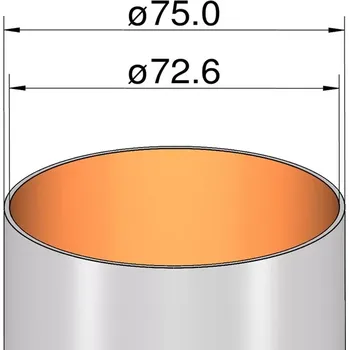 RC model ostatní Klima Papírová trubka 75mm / 385mm