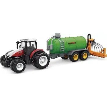 RC model ostatní RC traktor Korody s kejdovou cisternou s hadicovým aplikátorem 1:24