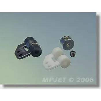 RC náhradní díl MPJet 2260W Ovládací páka náhonu křidélek pr.2mm Bílá 2 ks