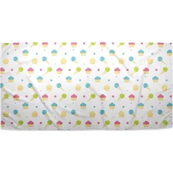 Osuška Sablio Ručník Zmrzlinky s muffiny - 50x100 cm