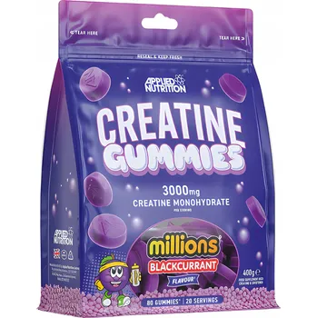 Kreatin KREATIN MONOHYDRÁT CREATINE GUMMIES 3000mg APPLIED NUTRITION 80 ŽELÉ