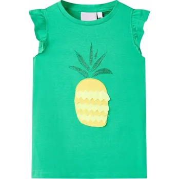 VidaXL Dětské tričko, zelené, velikost 116