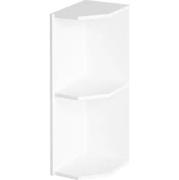 Kuchyňská skříňka Horní rohová skříňka, bílá, AURORA G25PZ