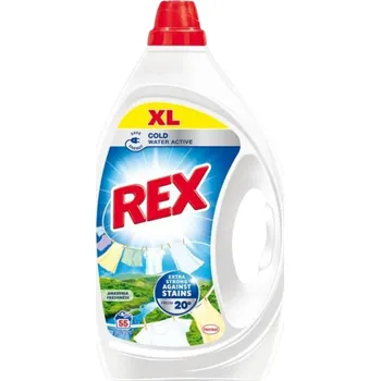 Prací prostředek REX prací gel Amazonia Freshness 55 praní, 2,475L IDDRZEX10130