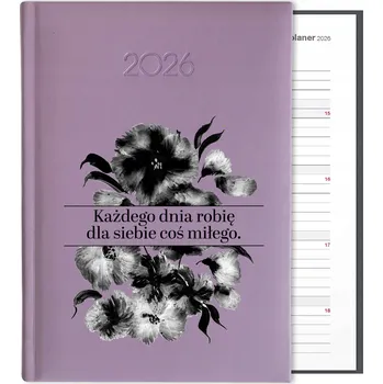 Kalendář Knižní kalendář 2026 A5 FunnyCase fialový