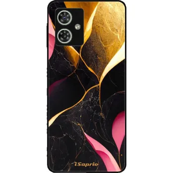 Pouzdro na mobilní telefon Lesklý kryt iSaprio pro Motorola Moto G54 5G - Gold Pink Marble (Lesklý obal, elegantní kryt a pouzdro iSaprio Exclusive na mobil Motorola Moto G54 5G - Gold Pink Marble - luxusní vzhled, pružné boky z TPU, kompletní ochrana hran a fotoaparátu, česká výro