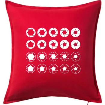 Polštář Foto clony - Polštář 50x50 - 50x50 - Pouze potah ( Červená )