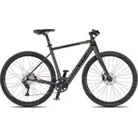 4EVER Engrave Flat - Rám 55 cm, Titan / Metal gold