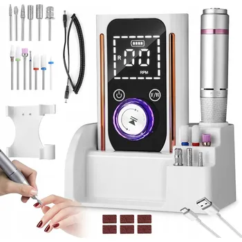 PROFESIONÁLNÍ ELEKTRICKÝ PILNÍK S 13 NÁSTAVCI PRO RŮZNÉ NEHTY