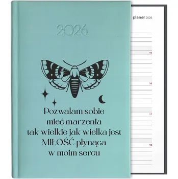 Kalendář Knižkový kalendář 2026 A5 FunnyCase modrý