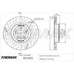 Brzdové Kotouče FREMAX BD-3605