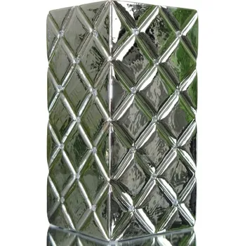 Váza Váza stříbrná glamour keramická V26 DEcodomi