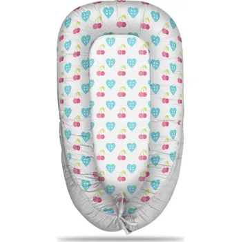 Hnízdečko pro miminko Sablio Hnízdečko pro miminko Třešně a srdce