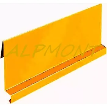 Závětrná lišta závěsná r.š.125mm Měď Cu dl.2m