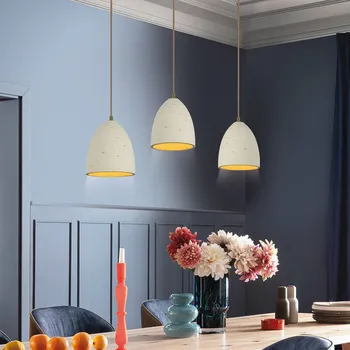 Schöner Wohnen závěsné světlo Traventa, 3 žárovky, béžová, E27 - Ø stínidla na lampy 21 cm; baldachýn – délka 100 cm, šířka 6 cm, výška 4 cm 3 x 40 W - Doprava zdarma