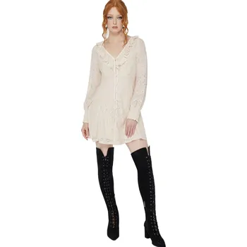 Dámské šaty šaty dámské KILLSTAR - Cybele - Ivory