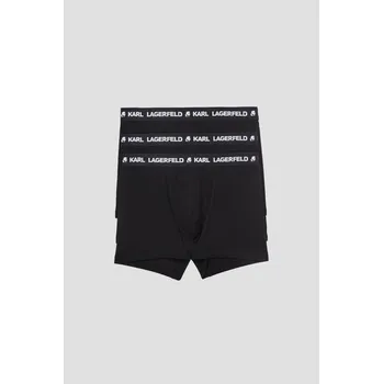 Boxerky SPODNÍ PRÁDLO KARL LAGERFELD LOGO TRUNK SET BLACK