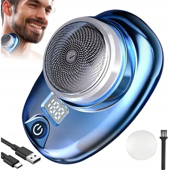Holicí strojek MINI ELEKTRICKÝ HOLICÍ STROJEK VODĚODOLNÝ PRO MOKRÉ/SUCHÉ HOLENÍ, USB NABÍJENÍ