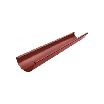 Střecha Okapový žlab r.š.333mm pozinkovaný Lakovaný RAL 3009 červená oxid dl.3m