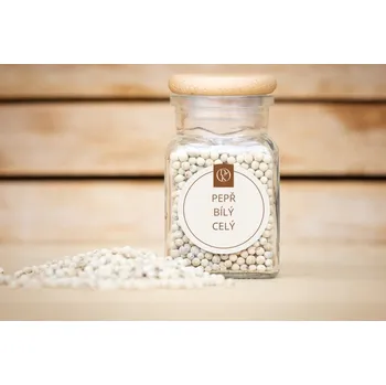 Koření Pepř bílý celý v kořence