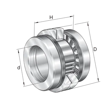 ZARN45105-TV-A INA kombinované jehlové a válečkové ložisko