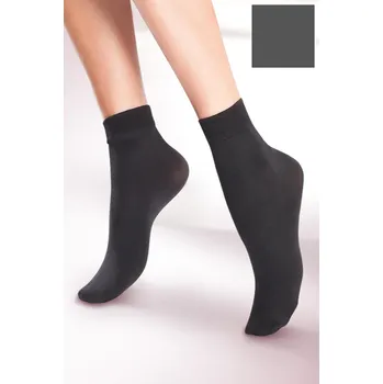 Dámské punčochy Silonkové ponožky Gabriella Microfibre Code 601 Barva: Šedá, Velikost: UNI