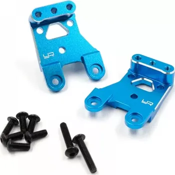 RC náhradní díl Yeah Racing Hliníkový držák tlumiče pro Tamiya CC-02, modrý