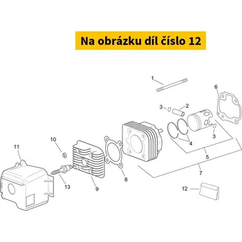 Těsnění pro motocykl Centauro Sada těsnění motoru Minarelli krátký blok 990A008FL