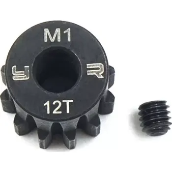 RC model Yeah Racing HD Ocelový pastorek 12T, Modul 1,0M, 5mm