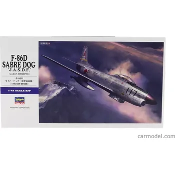 Hasegawa North american F-86f Sabre Dog J.a.s.d.f. Military Airplane 1961 1:72 /