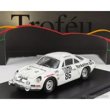 autíčko Trofeu Renault Alpine A110 N 86 Rally Rac Lombard 1972 J.robinson - D.rodgers 1:43 Bílá