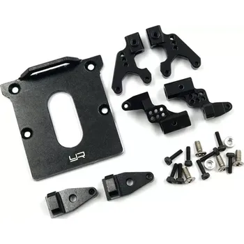 RC náhradní díl Yeah Racing Hliníkové držáky předních a zadních tlumičů pro Axial SCX24