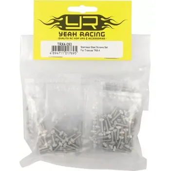 RC náhradní díl Yeah Racing Nerezové šrouby pro Traxxas TRX-4