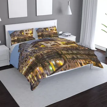 Povlečení Sablio Povlečení Město - 140x220 / 90x70