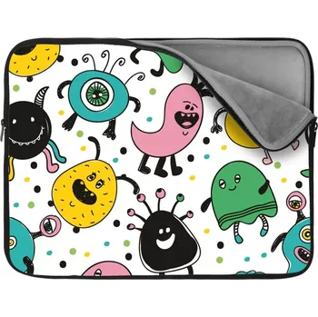 pouzdro na notebook Sablio Obal na notebook Příšerky - 13"